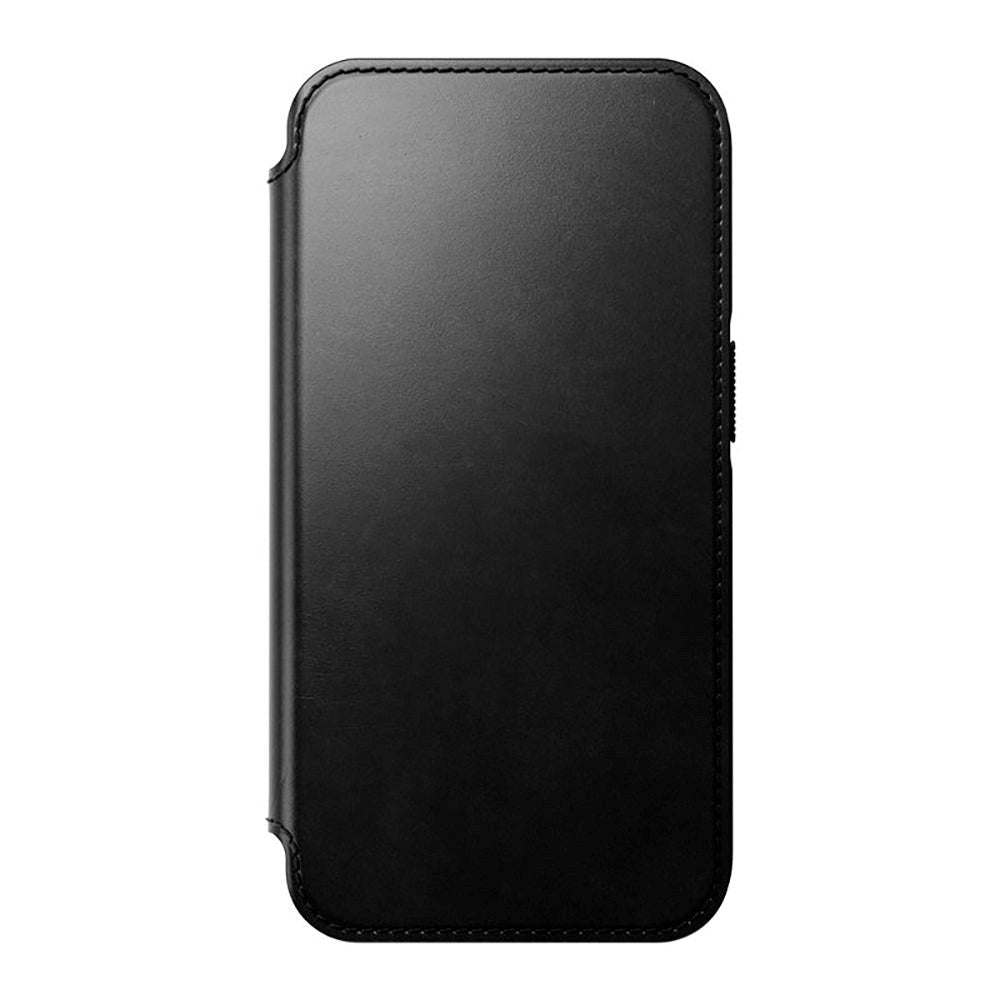 iPhone 14 Pro Nomad Modern Leather Folio Case - MagSafe Compatible - Black