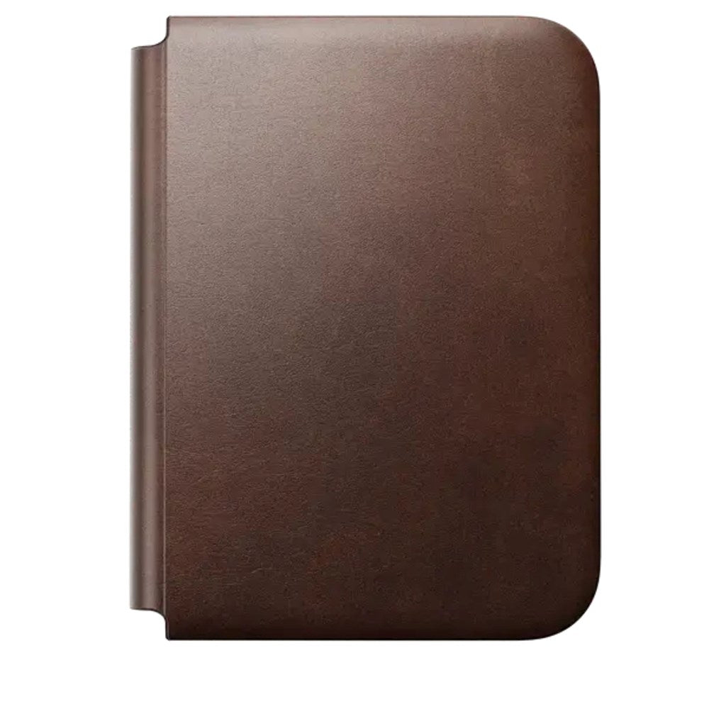 iPhone Duo Nomad Traditional Horween Leather Folio Case - MagSafe Compatible - Rustic Brown