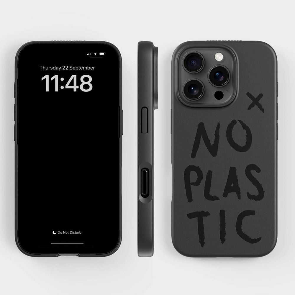 agood company iPhone 16 Pro PLNTPRTCT Case - Black / No Plastic