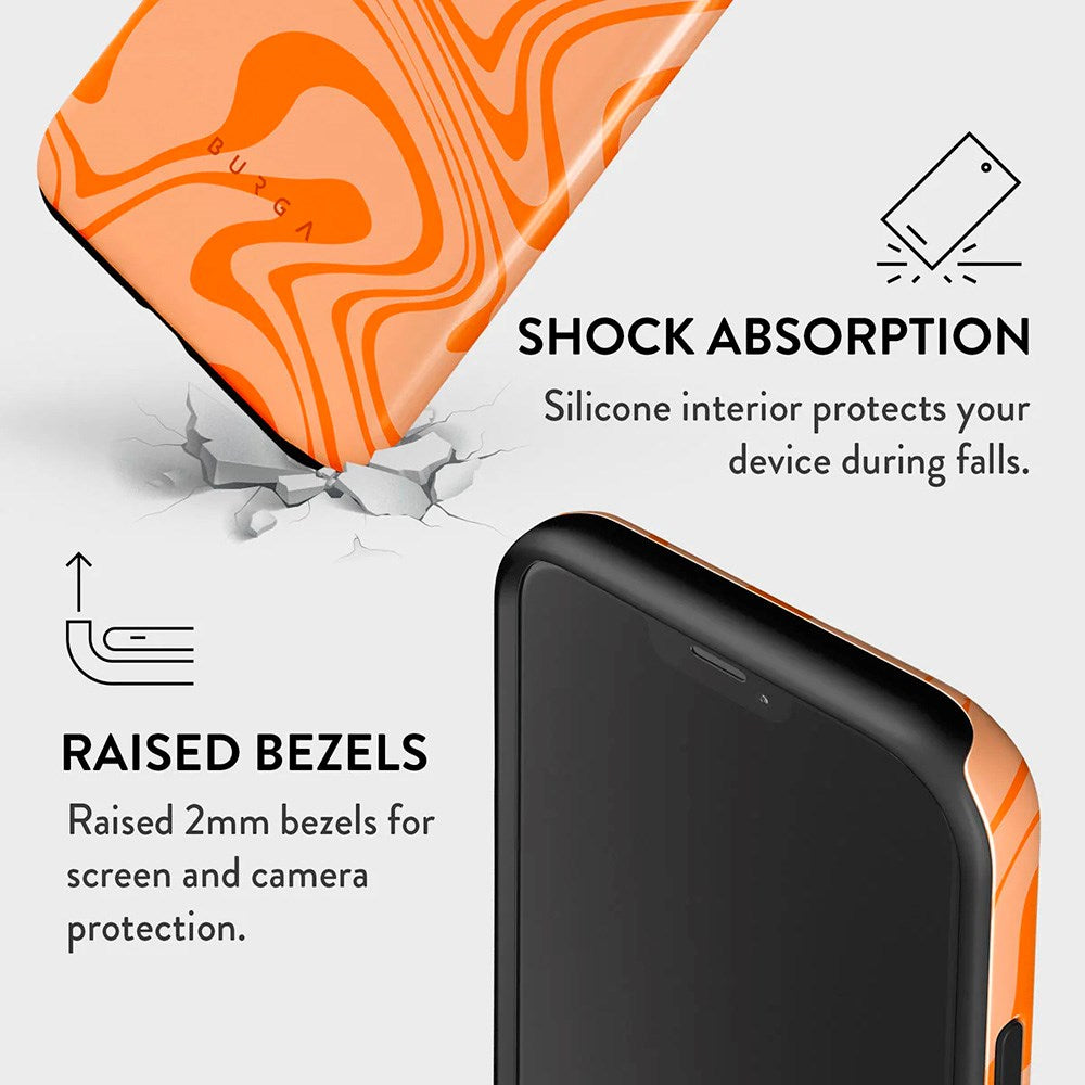 Burga iPhone 12 / 12 Pro Tough Fashion Case - High Vibrations