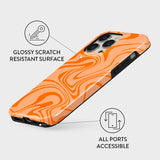 Burga iPhone 14 Pro Tough Fashion Case - High Vibrations