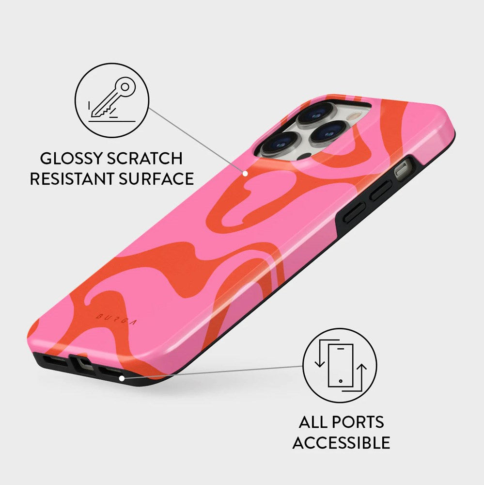 Burga iPhone 14 Pro Tough Fashion Case - Ride the Wave