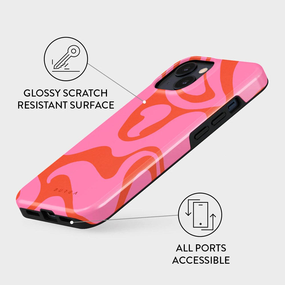 Burga iPhone 15 Tough Fashion Case - Ride the Wave