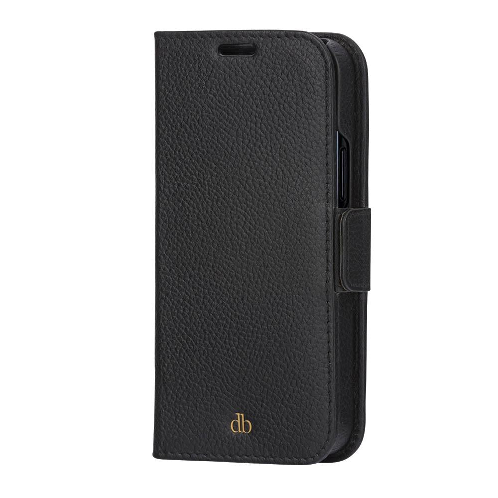 iPhone 13 dbramante1928 New York Magnetic Genuine Leather Wallet Case - Night Black