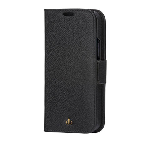 iPhone 13 dbramante1928 New York Magnetic Genuine Leather Wallet Case - Night Black