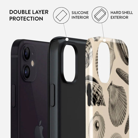 Burga iPhone 12 / 12 Pro Tough Fashion Case - Shell Mosaic