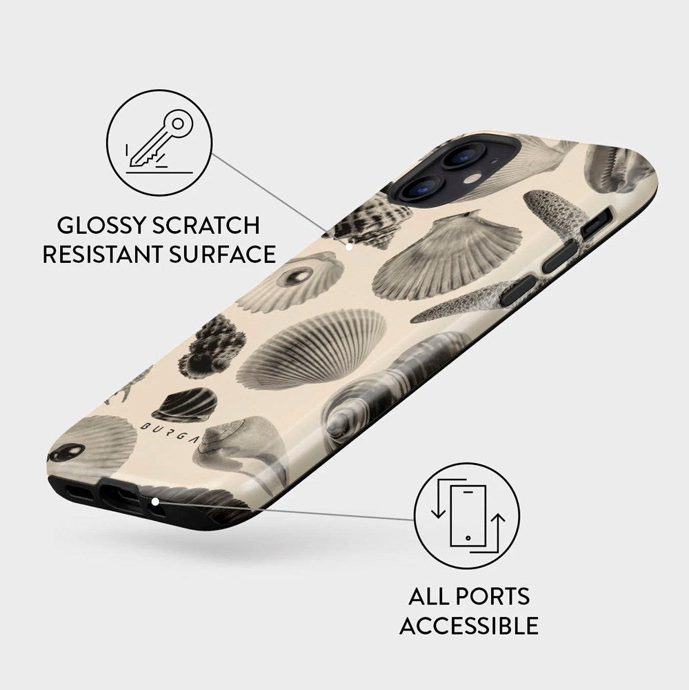 Burga iPhone 12 / 12 Pro Tough Fashion Case - Shell Mosaic