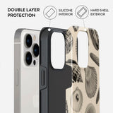 Burga iPhone 14 Pro Tough Fashion Case - Shell Mosaic