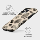 Burga iPhone 14 Pro Tough Fashion Case - Shell Mosaic