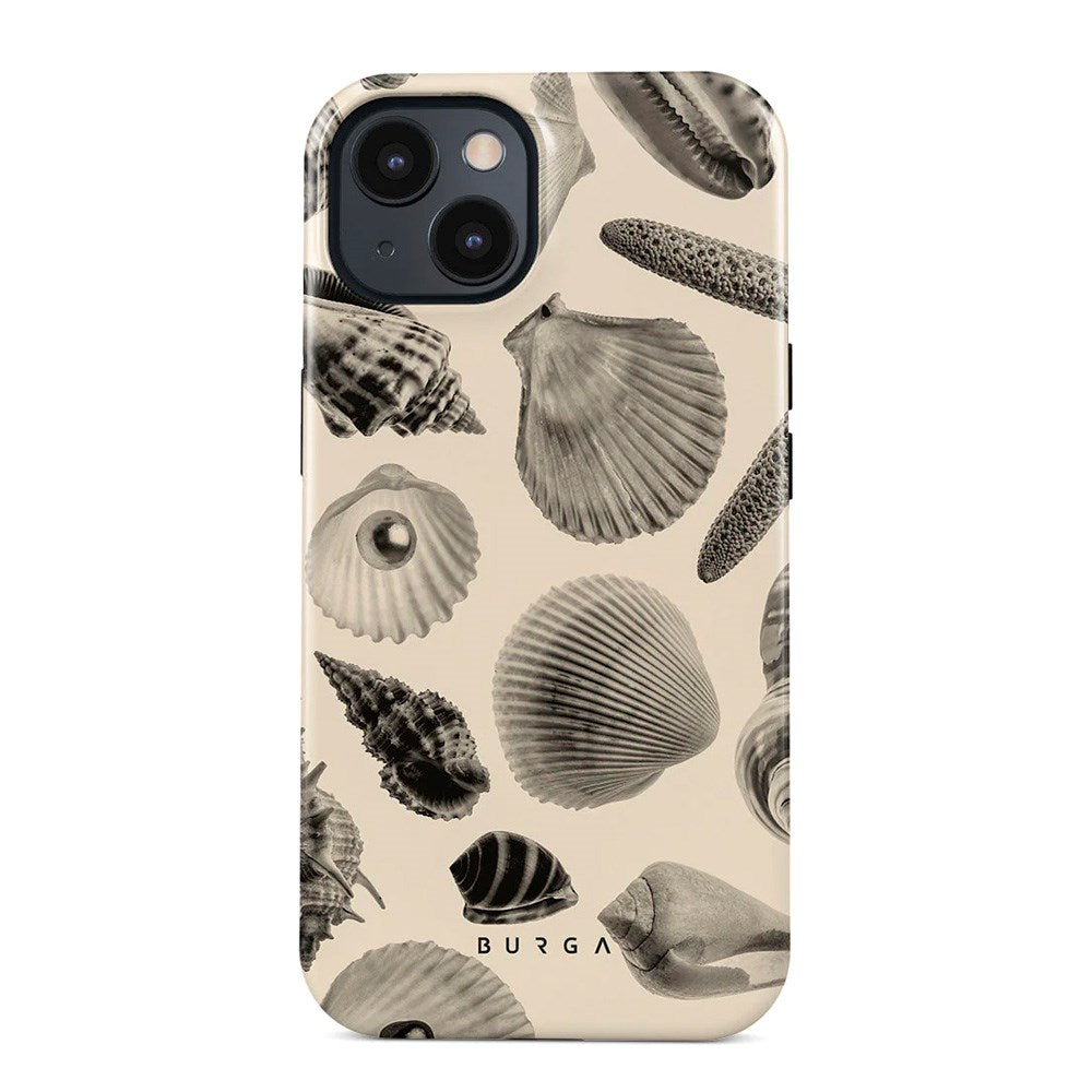 Burga iPhone 15 Tough Fashion Case - Shell Mosaic