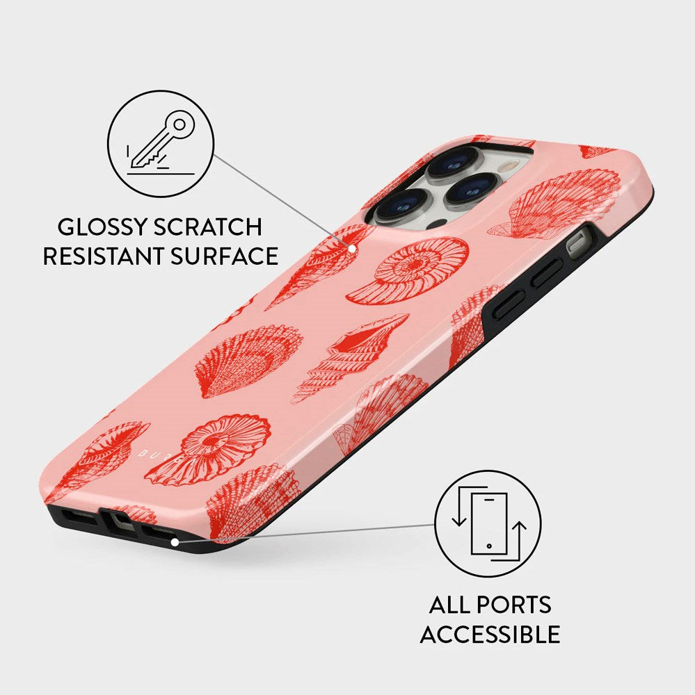 Burga iPhone 14 Pro Tough Fashion Case - Coastel Treasure