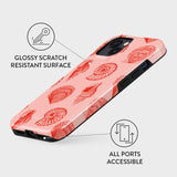 Burga iPhone 15 Tough Fashion Case - Coastal Treasure