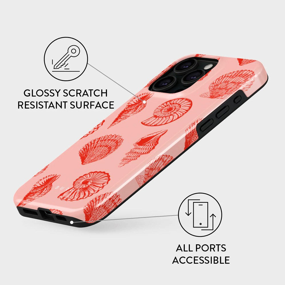 Burga iPhone 15 Pro Tough Fashion Case - Coastal Treasure