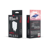Maxlife 45W Wall Charger with 2 x USB-C - White