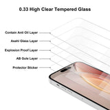 iPhone 17e / 16e / 14 / 13 / 13 Pro TFO 2.5D Premium Screen Protector - Transparent