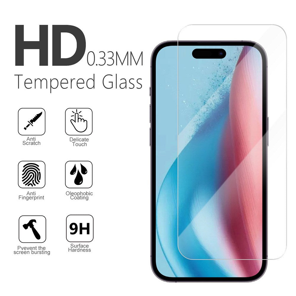 iPhone 17e / 16e / 14 / 13 / 13 Pro TFO 2.5D Premium Screen Protector - Transparent