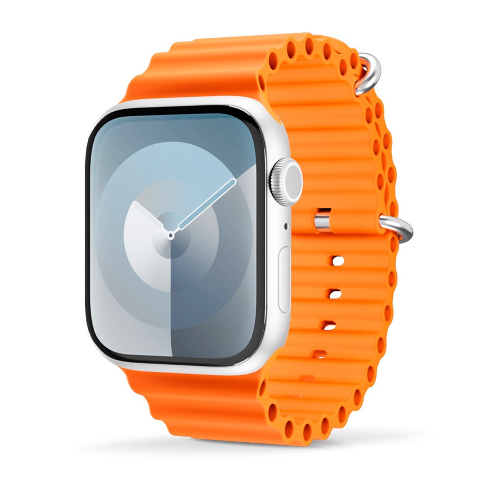 Apple Watch (38/40/SE/41/42mm) Epico Ocean Silicone Strap - Orange