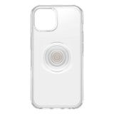 iPhone 14 / 13 OTTERBOX + POPSOCKETS Symmetry Series Tough Case w. Built-in PopGrip - Transparent