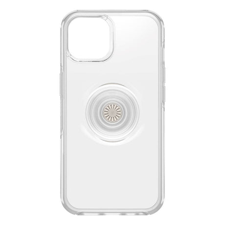 iPhone 14 / 13 OTTERBOX + POPSOCKETS Symmetry Series Tough Case w. Built-in PopGrip - Transparent