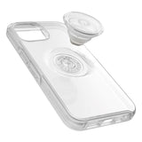 iPhone 14 / 13 OTTERBOX + POPSOCKETS Symmetry Series Tough Case w. Built-in PopGrip - Transparent