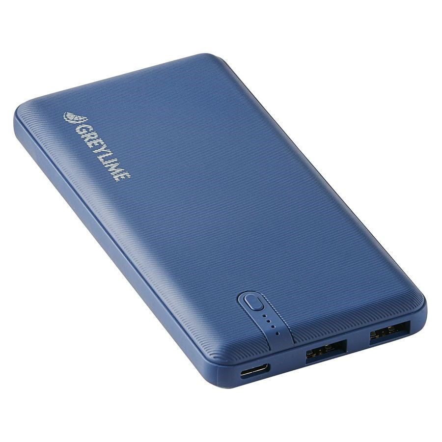 GreyLime Ocean 12W 10.000 mAh - PowerBank 2x USB-A - Blue