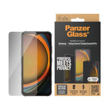 Samsung Galaxy Xcover 7 / 6 Pro PanzerGlass Ultra Wide Fit Re:fresh Screen Protector m. EasyAligner - Privacy - Platinum Strength - Transparent