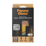 Samsung Galaxy Xcover 7 / 6 Pro PanzerGlass Ultra Wide Fit Re:fresh Screen Protector m. EasyAligner - Privacy - Platinum Strength - Transparent