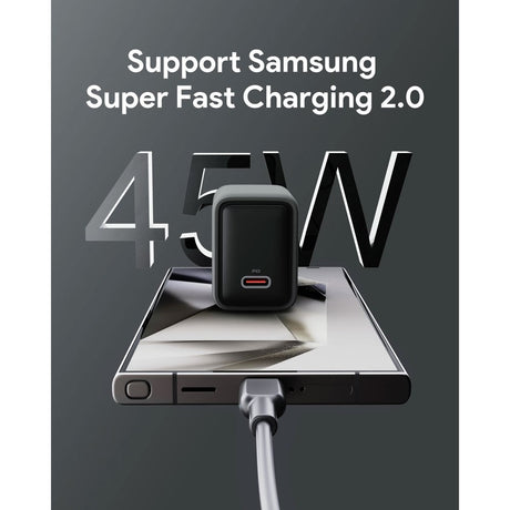 Aukey 45W PD Wall Charger with 1 x USB-C - Grey