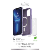iPhone 14 Pro PURO ICON MAG Silicone Case - MagSafe Compatible - Purple