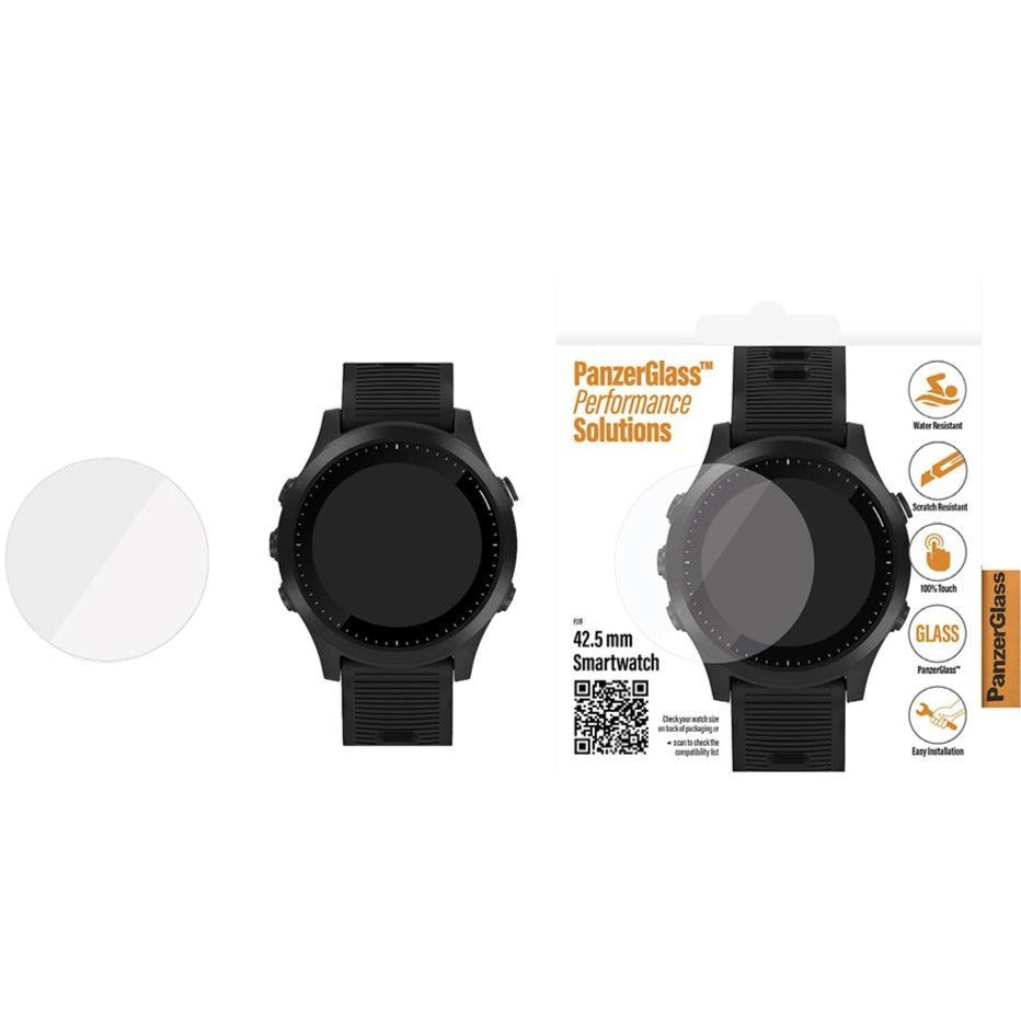 PanzerGlass Performance Smartwatch 42.5mm Tempered Glass Anti Bacterial - Transparent