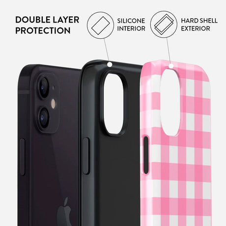 Burga iPhone 12 / 12 Pro Tough Fashion Case - Think Pink