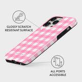 Burga iPhone 13 Pro Tough Fashion Case - Thin Pink