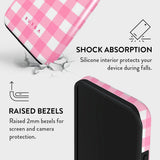 Burga iPhone 15 Tough Fashion Case - Think Pink