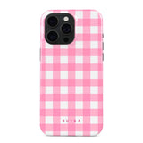 Burga iPhone 15 Pro Tough Fashion Case - Think Pink