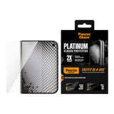 iPhone Duo PanzerGlass Platinum Sub Screen Protector m. FASTFIT IN-A-BOX - Transparent