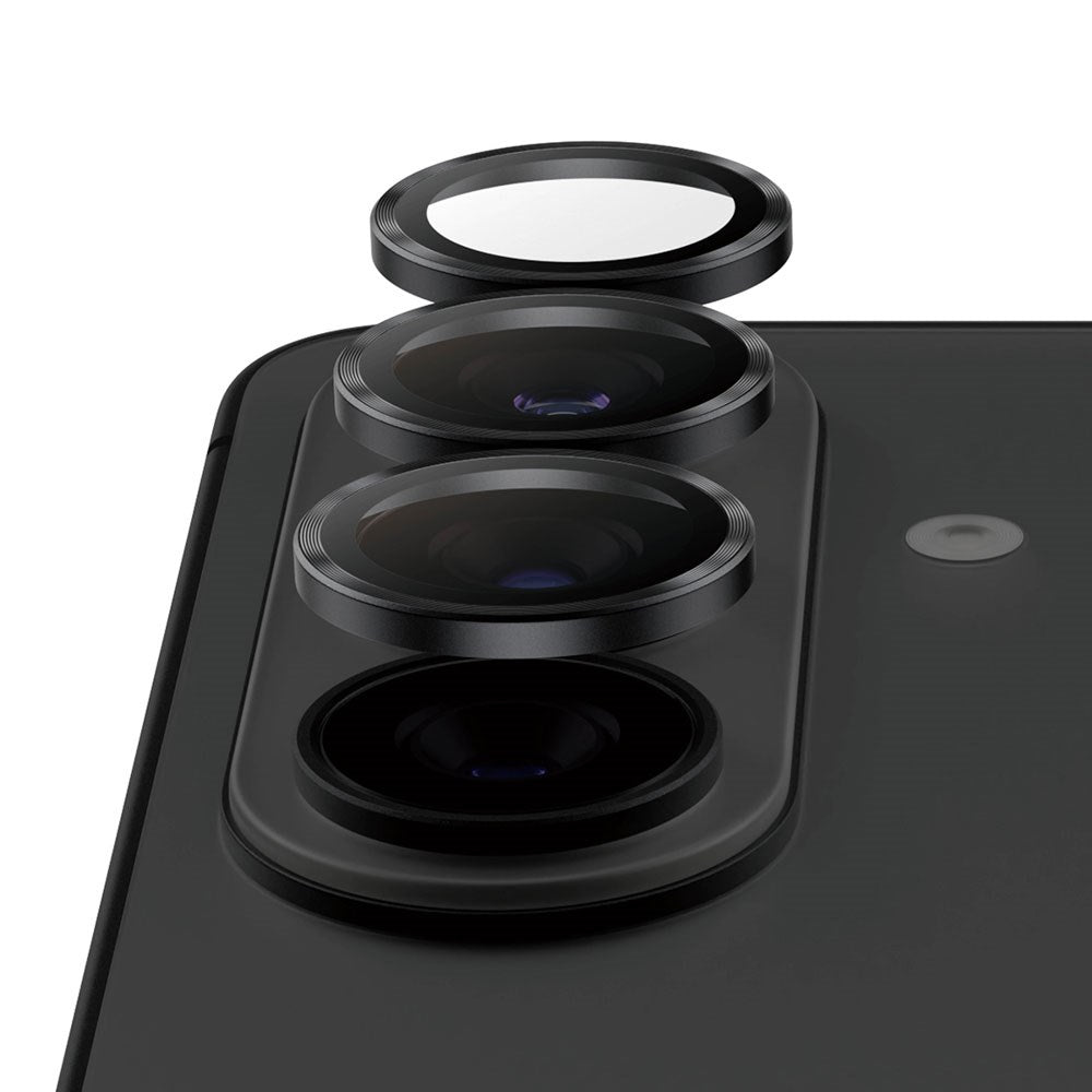 Samsung Galaxy S26 / S26+ (Plus) PanzerGlass Ceramic Hoops Camera Lens Protection with Installation Frame - Black