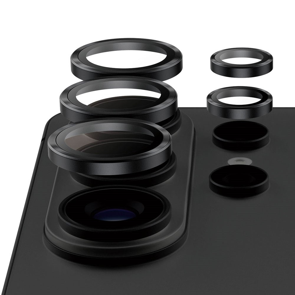 Samsung Galaxy S26 Ultra PanzerGlass Ceramic Hoops Camera Lens Protection with Installation Frame - Black