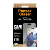 PanzerGlass iPhone 17 Pro Max Screen Protector Glass with EasyAligner - Classic Fit - Transparent