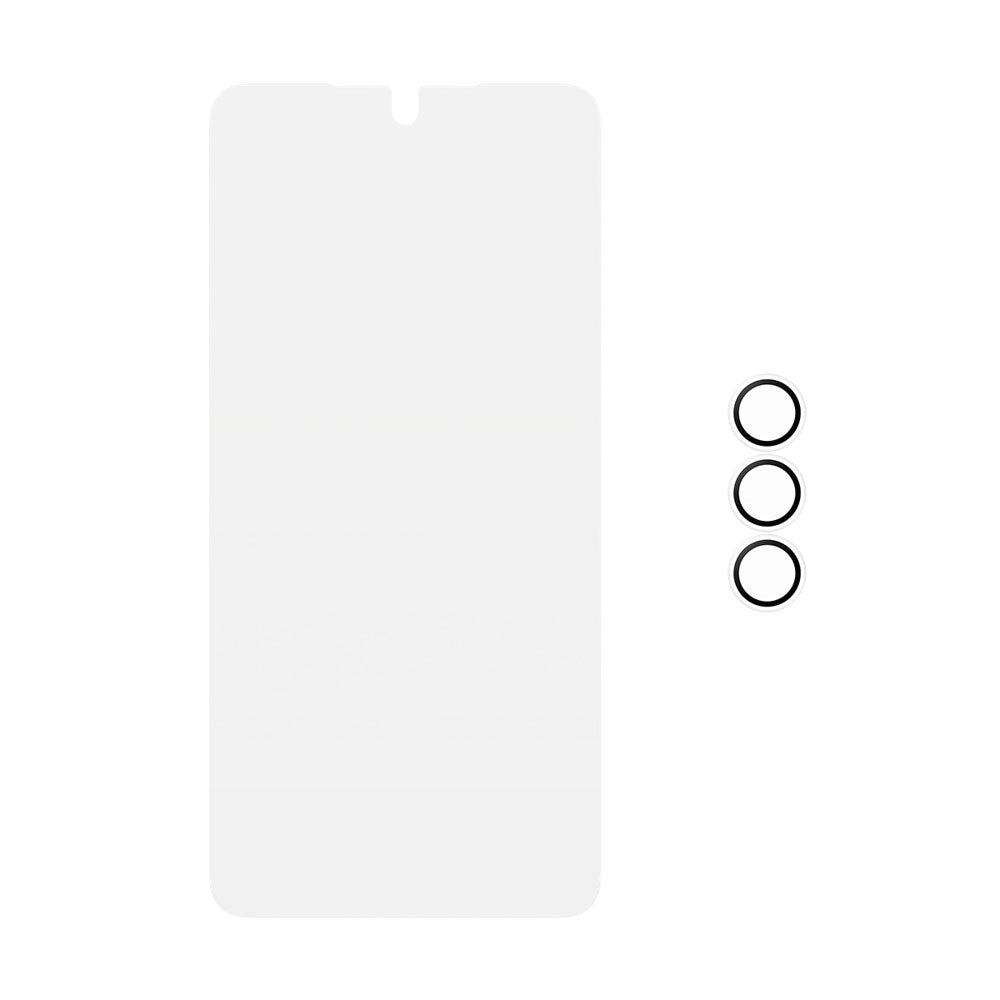 Samsung Galaxy S26+ (Plus) PanzerGlass Hoops 2-in-1 Bundle with EasyAligner / Screen Protection (UWF) / Hoops Camera Protection - Transparent