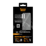 iPhone 17e / 16e / 14 / 13 / 13 Pro PanzerGlass Ceramic Ultra-Wide Fit Screen Protector Glass – FastFit In-A-Box – Transparent