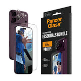 iPhone 18 Pro Max PanzerGlass Essentials 2-in-1 Bundle with EasyAligner / Screen Protection (UWF) / Hoops Camera Protection - Transparent
