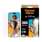 PanzerGlass iPhone 17 Pro Max Ultra Wide Fit Screen Protector with EasyAligner - Anti-Reflective - Transparent