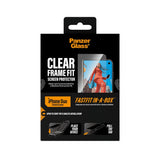 iPhone Duo PanzerGlass Screen Protector Glass with FastFit In-A-Box - Ultra Wide Fit - Transparent