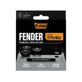 iPhone 17 Pro Max PanzerGlass FENDER Camera Lens Protection - Black