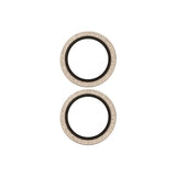 PanzerGlass iPhone 17 / 16 / 16 Plus  Hoops Camera Lens Protection with Installation Frame - Glitter Gold