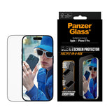 PanzerGlass iPhone 17 Pro Screen Protector Glass with FastFit In-A-Box - Ultra Wide Fit - Transparent