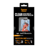 iPhone 17e / 16e / 14 / 13 / 13 Pro PanzerGlass Screen Protector Glass with FastFit In-A-Box - Ultra Wide Fit - Transparent