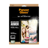 PanzerGlass iPad 11" (2025) / 10.9" (2024 / 2022) Ultra-Wide Fit Anti-Reflective Armor Screen Protector Glass with Installation Frame - Transparent