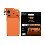iPhone 17 Pro PanzerGlass FENDER Camera Lens Protection - Cosmic Orange