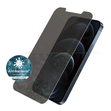 iPhone 12 Pro Max PanzerGlass Antibacterial Standard Fit Screen Protector - Privacy Glass - Transparent